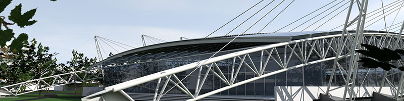 sports hall structure view thumbnail