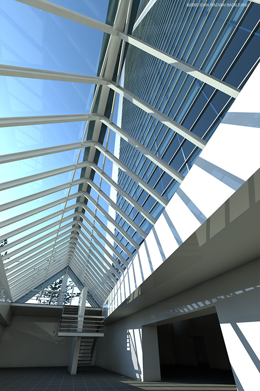 office tower inner view