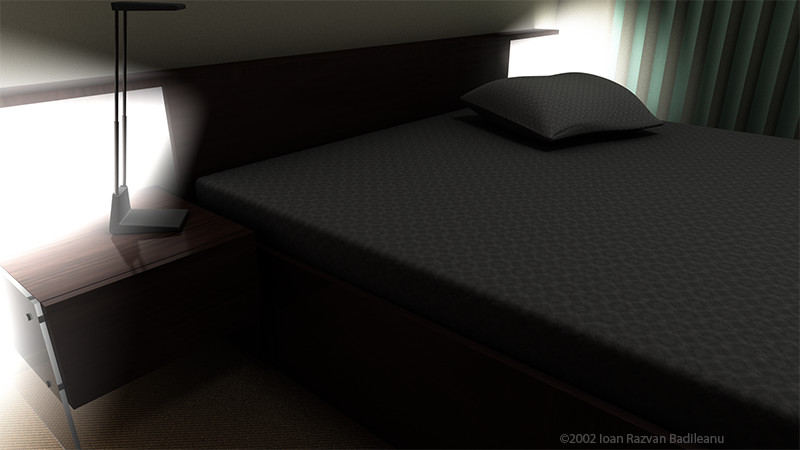 bedroom nightlight view
