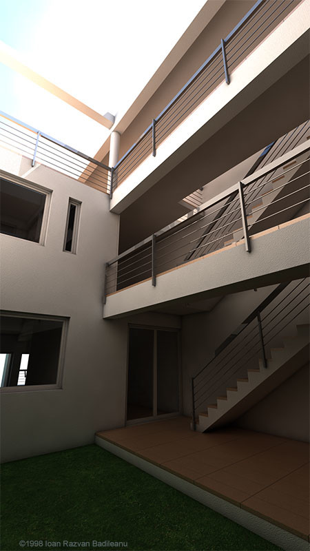 sea house inner courtyard