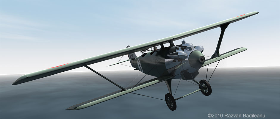 19 aircraft front view