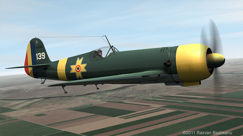 80 aircraft side view