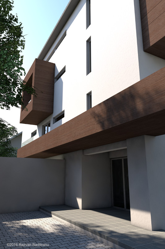 apartment building acces view