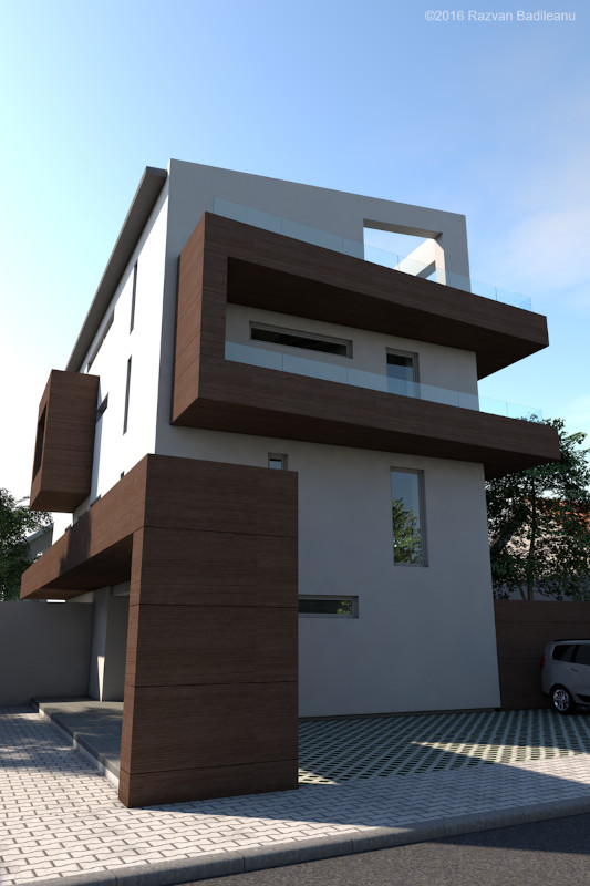 apartment building street view 1