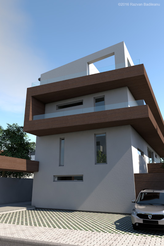 apartment building street view 2