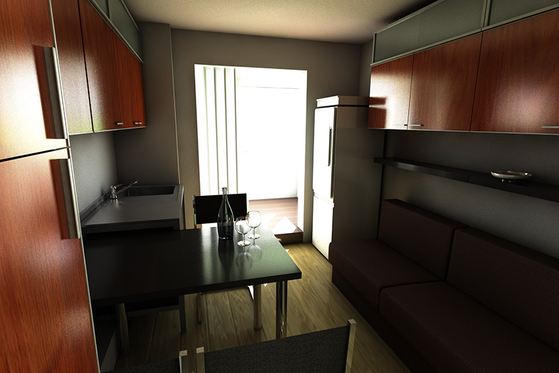kitchen view 1
