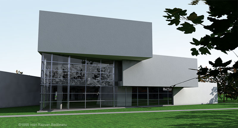 art museum back view
