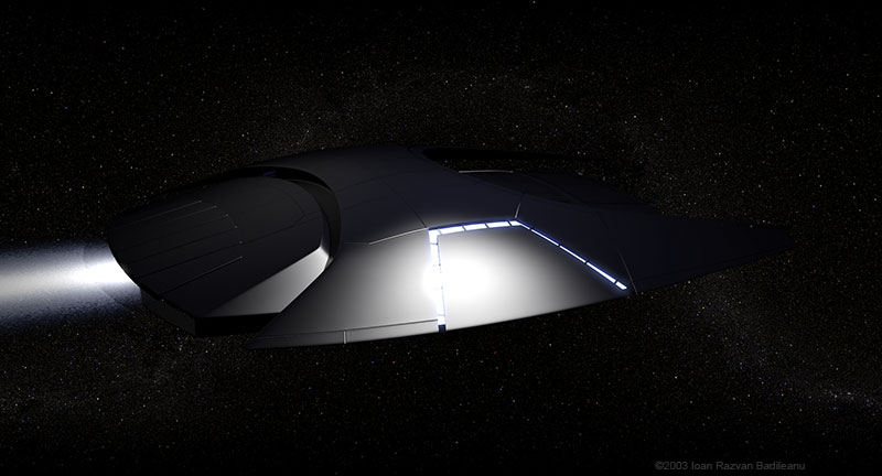 spaceship side view