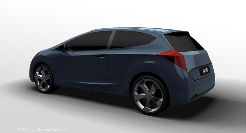 natrix car rear view